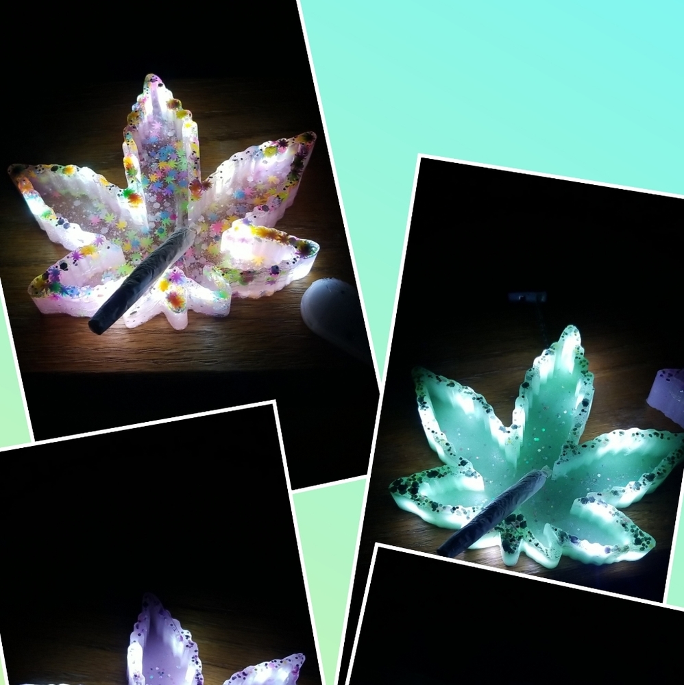 Custom LED Personalized Ashtray - Picture 2 of 2
